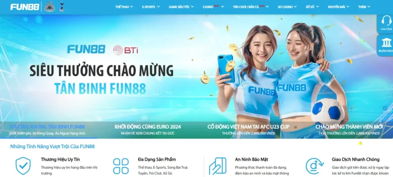 Cách thức tham gia Fun88 đăng nhập trải nghiệm thể thao cho bạn mới