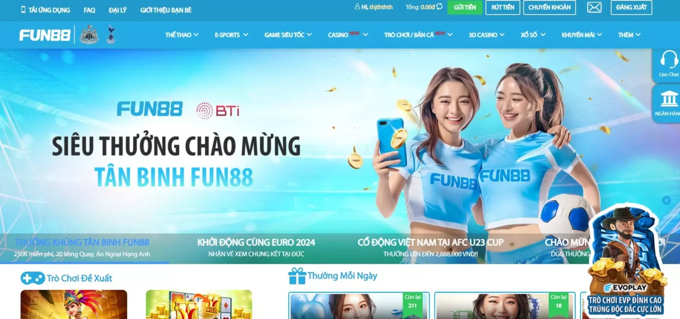 Hướng dẫn anh em đặt cược tại sảnh BTI Sports Fun88